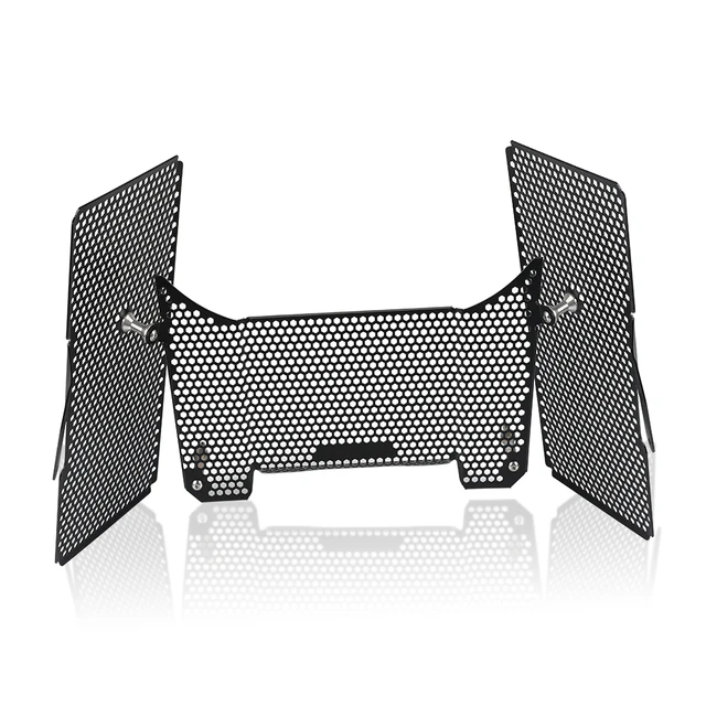 FOR Multistrada V4 S V4S Sport 2021 2022 Motorcycle aluminium Radiator Guard Protector Grille Cover Radiator Oil Cooler Guard black