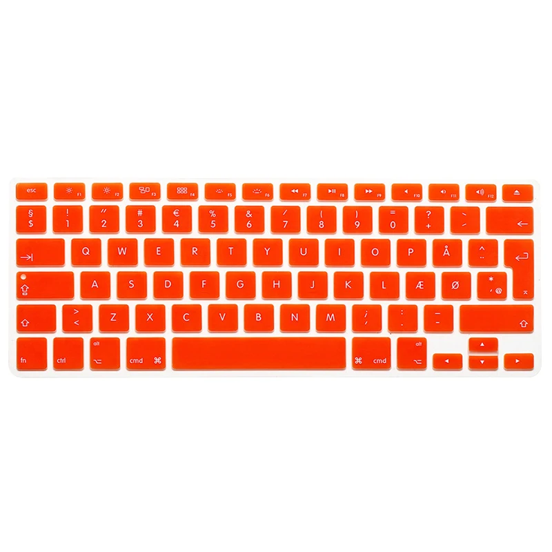 Силиконовый чехол для клавиатуры с надписью Danmark для Apple Macbook Air retina, наклейка на клавиатуру, пленка для кожи, только для США, введите клавиатуру - Цвет: DMUSO