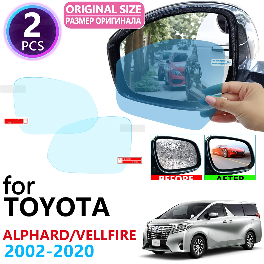 Для Toyota Alphard Vellfire 10 20 30 AH10 AH20 AH30 2002 ~ 2018 полное покрытие зеркало заднего вида