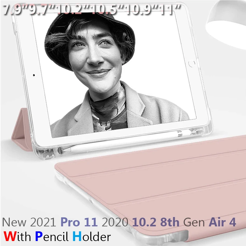 Per Ipad Air 4 Custodia 2020 Ipad Pro 11 M1 Custodia 2021 Funda Ipad 10.2 Custodia 7 Custodia Di Ottava Generazione Air 3 Mini 5 9.7 5/6Th Astucci