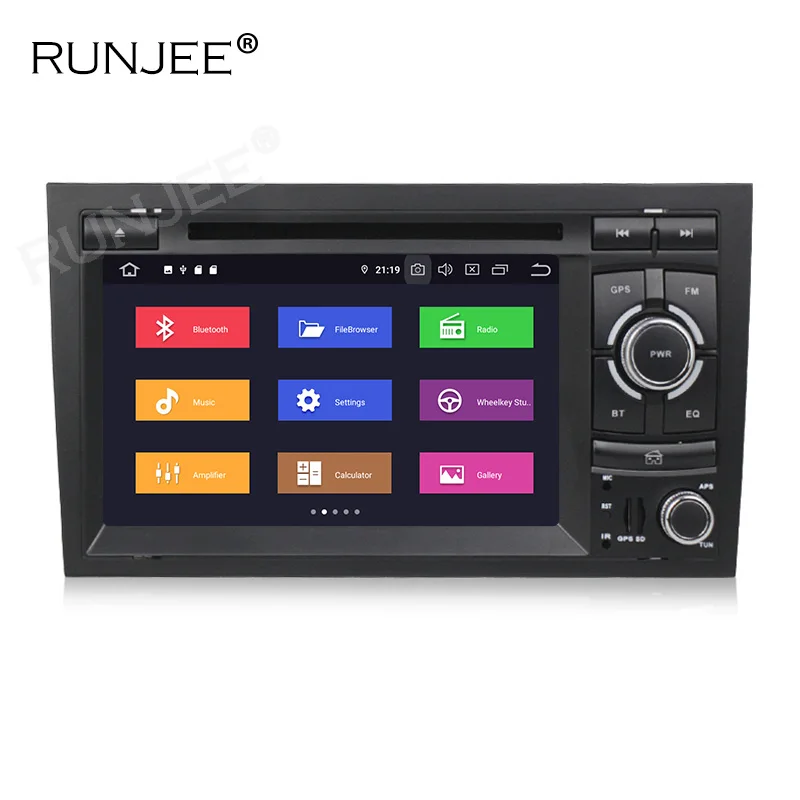 RUNJEE 4 г 64 шесть ядер Android 9 dvd плеер автомобиля для Audi A4 B6 B7 S4 RS4 сиденье Exeo