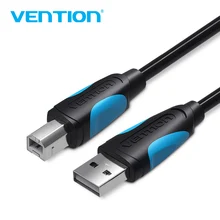 Vention USB 2.0 Print Cable USB 2.0 Type A Male To B Male Sync Data Scanner USB Printer Cable 1.5m 3m for HP Canon Epson Printer