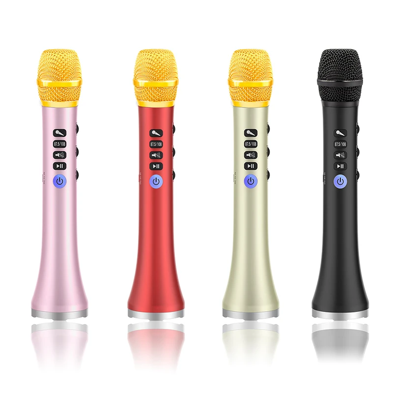 

Wireless Bluetooth Microphone Condenser Professional KTV Karaoke Handheld Microfono Music Player Singing Recorder Microfone Mic