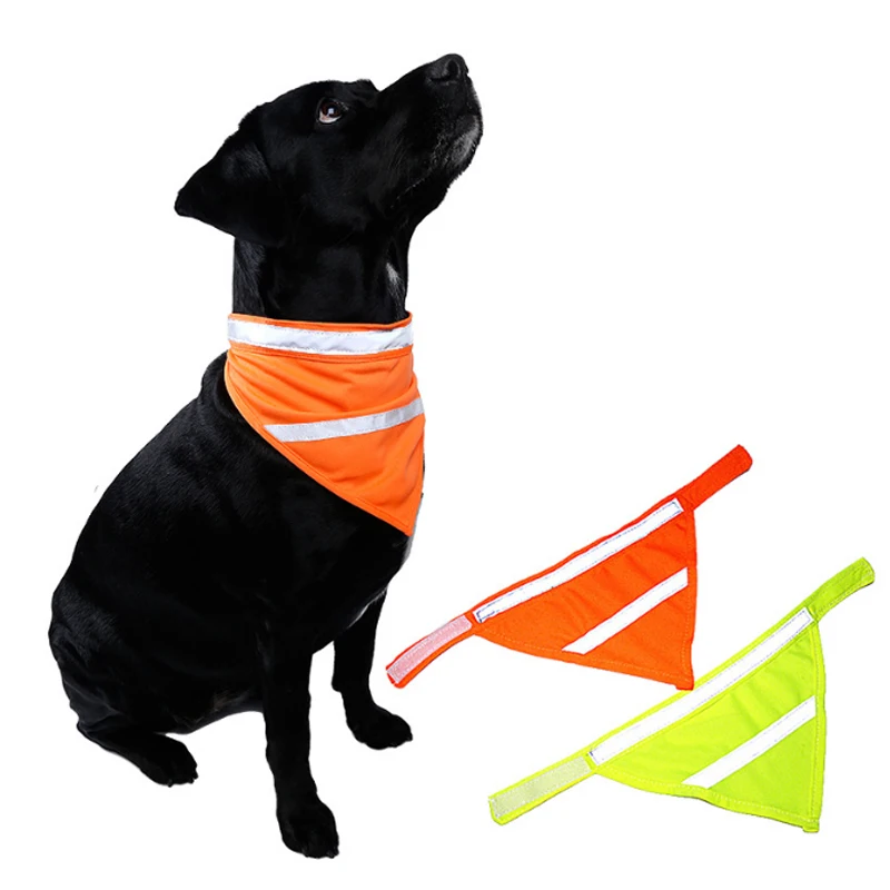 

Pet Neckerchief Cat Dog Accessories Scarf Waterproof Printing Bibs Scarf Collar Pet Saliva Towel Reflective Towel Dog Clothes