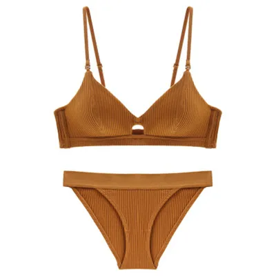 Ladies'bra без стального кольца, тонкий удобный дышащий хлопок нижнее белье, кружевной бюстгальтер - Цвет: E