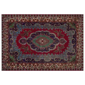 

Handmade Natural Vintage Persian Area Rug 200x293 Cm-6'7''X9'7''