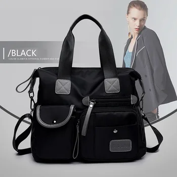 

Women Multi-pockets Shoulder Crossbody Bag New Fashion Portable Outdoor Travel Handbags Multi-functions Large Capacity Tote Bag