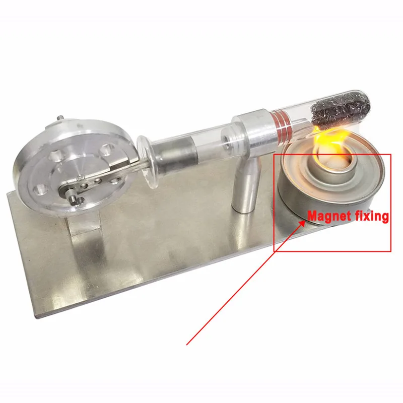 Mini Stirling Engine Mini Generator External Turbine Steam Engine Model Science Education Supplies