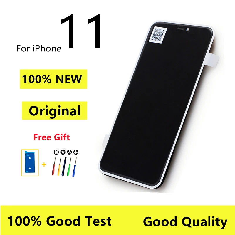 100% Оригинальный Новый ЖК-дисплей для iPhone 11 дисплей сенсорный экран с