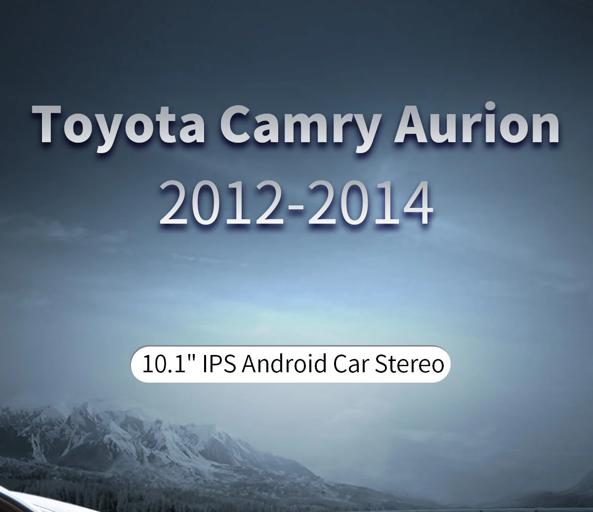 10," 1 Din ips экран Android Авторадио gps стерео с DSP Wifi для Toyota Camry Aurion 2012 2013 головное устройство аудио плеер