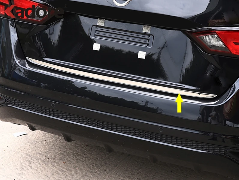 Наклейка на заднюю дверь багажника из нержавеющей стали для Nissan Altima 2019