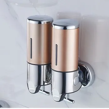 

Liquid Soap Dispenser Wall Mount Shower Gel Dispensers Shampoo Container Pump Single Double Three Hand Kitchen Soap Bottle 500ml