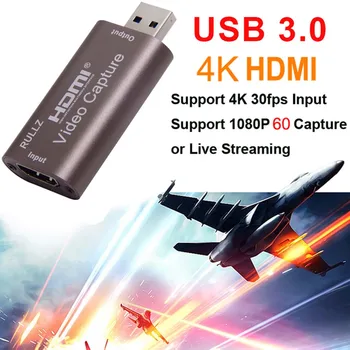

USB 3.0 Video capture card usb 3 4K HDMI input Game Recording Box for Computer Youtube OBS Live Streaming Broadcast