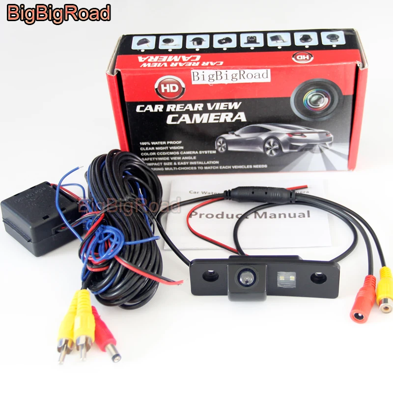 BigBigRoad For Skoda Octavia 2008- 2013 For Ford Mustang GT / CS 2005- 2012 2013 Car Rear View Backup Parking CCD Camera