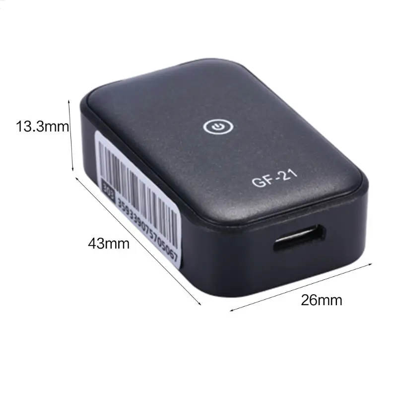  GF21 Mini GPS Echtzeit Auto Tracker Anti-Verloren Gerät Voice Control Aufnahme Locator Hohe-definit