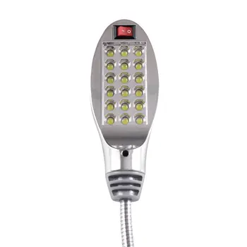 

Portable Sewing Machine LED Light 12LED 1LM Magnetic Mounting Base Gooseneck Lamp for All Sewing Machine