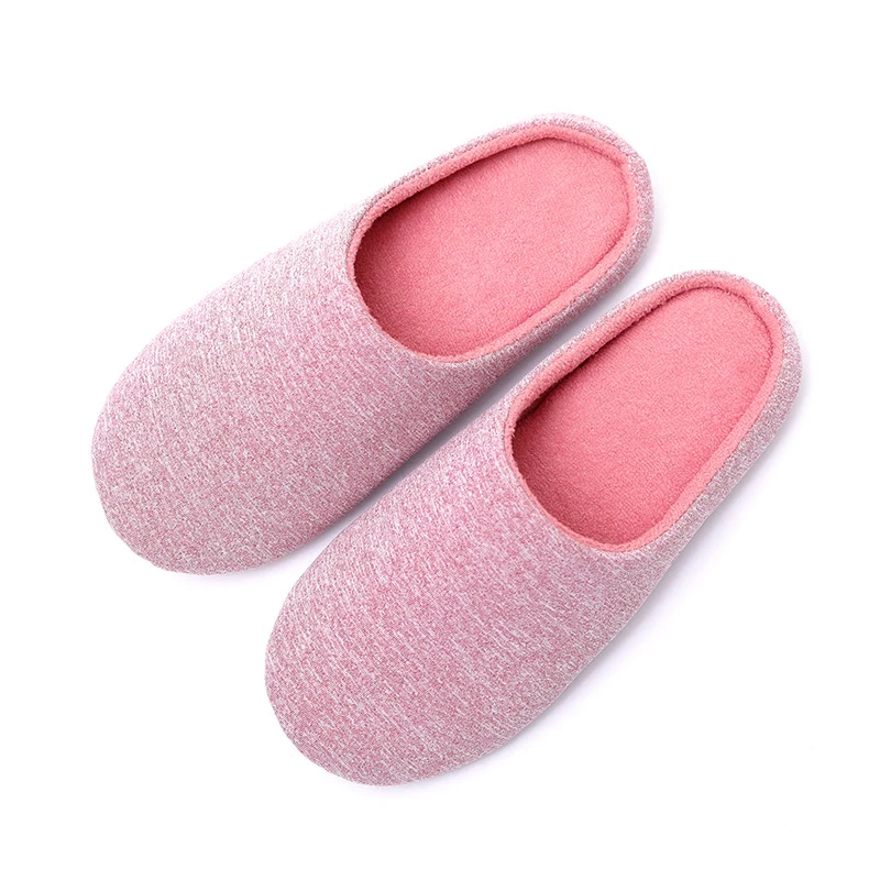 Women Indoor House Slippers Plush Cotton Slippers Shoes Non-slip Floor Home Bedroom Autumn Solid Color slippers sandals shoes,slippers sandals,non slip slippers,female slippers,fur slippers