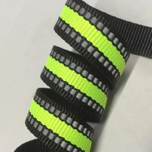 50 м нейлоновая Светоотражающая тесьма для багажа ПЭТ Тяговая веревка двойная Перемычка линия DIY светоотражающий материал для одежды аксессуары