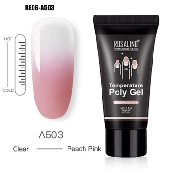 

Temperature Change Color Nail Extension Gel Nail Enhancement Builder Gel Thickening Tool EY669