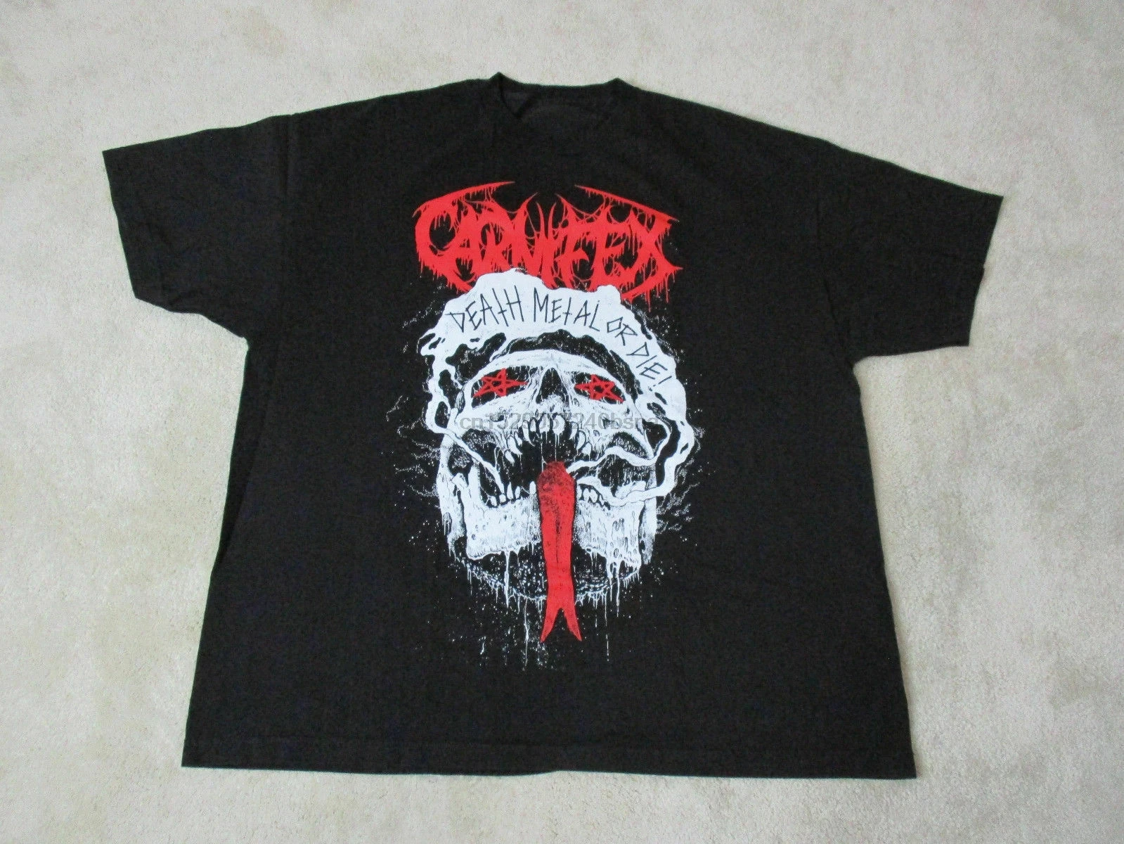 Carnifex Death Metal или Die концертная футболка для взрослых очень большая черная группа