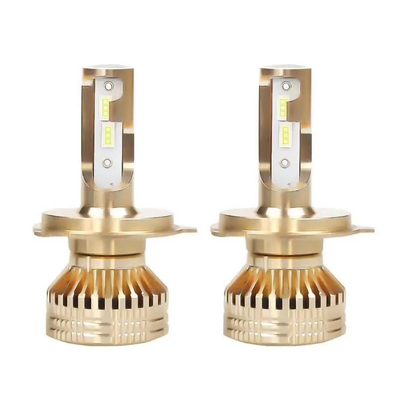 Автомобильный свет 1 пара светодиодный автомобильные лампочки 9005 9006 H1 H4 H7 H11 6000K IP67 Водонепроницаемый авто фары - Цвет: H4