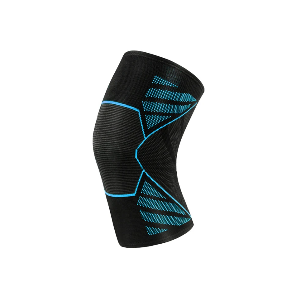 1 Piece Blue Эластичные Наколенники для спортивного зала и фитнеса REXCHI 1 шт. нейлоновый наколенник для бега баскетбольный протектор фиксатор для игры в волейбол - Цвет: 1 Piece Blue