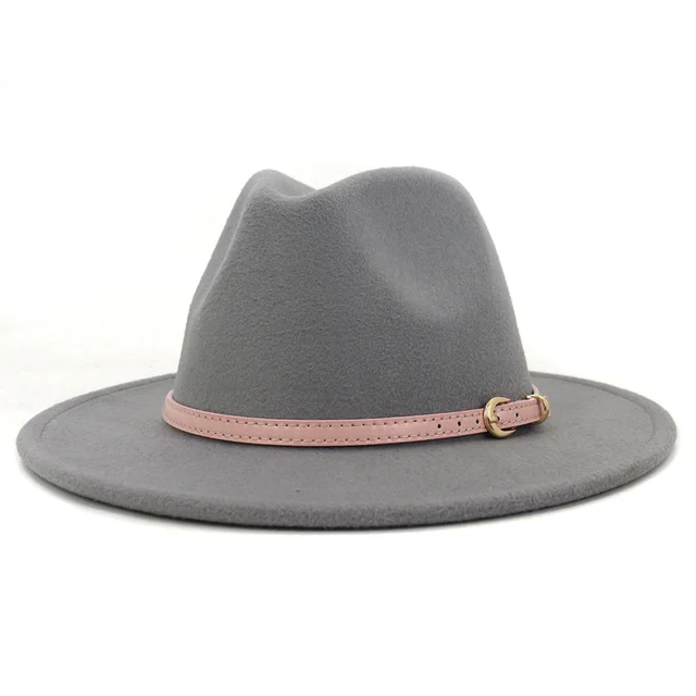 Fs Pink Felt Hat Winter Fedora Hats 
