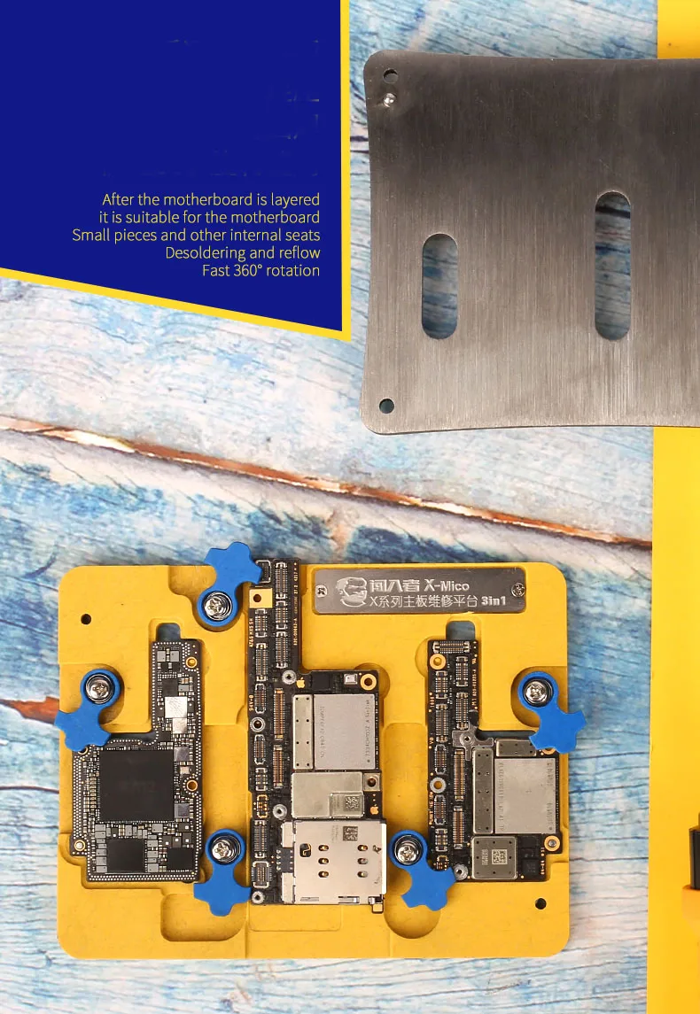 Mechanic материнская плата позиционирования приспособление для iPhone X XS MAX основная плата слоистый держатель для ламинирования MRX-Mico