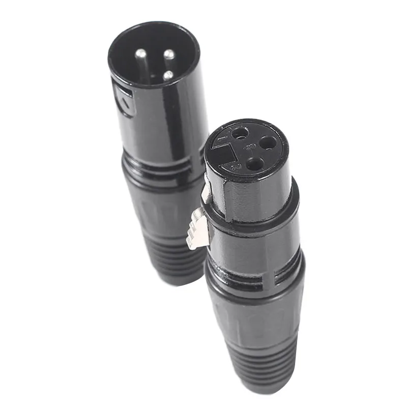 HOT-20Pcs 3Pin Xlr папа-мама микрофон удлинитель микрофонные кабели штекер аудио разъем микрофон аудио разъем адаптер