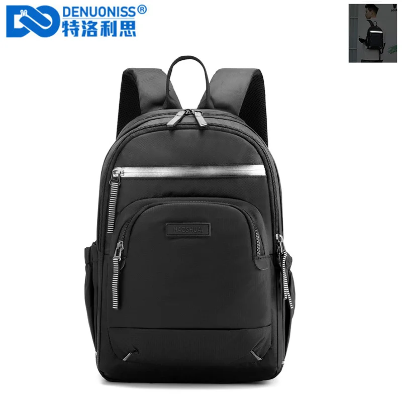 

New 2020 Reflective Strip School Backpack Outdoor Men Backpack Waterproof Bag Satchel Classic Casual Women Travel Backpack