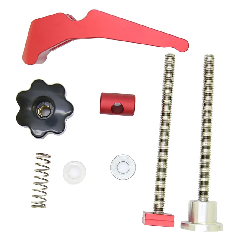 

60mm Mini Hold Down Clamps Universal T-Track Jig Router Woodworking Crimping Set Hardware Brackets And Clamps
