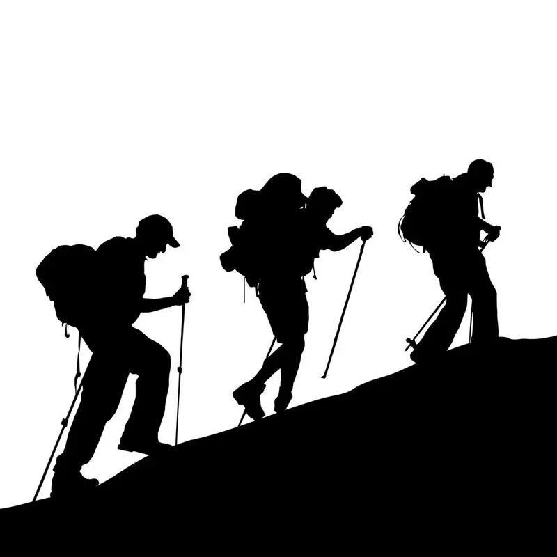 DCTAL Climbing Sticker Climbers Decal Extreme Sports Posters Vinyl Wall Decals Parede Decor Mural Climbing Sticker