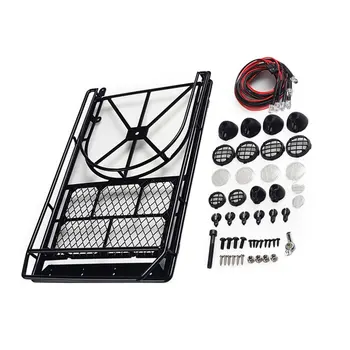 

RC Rock Crawler Luggage Roof Rack Net Climbing Car Model Parts for Axial SCX10 D90 90046 SCX10 RC Cars Accessories