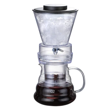 

Ice Drip Coffee Pot Glass Coffee Maker Regulatable Dripper Filter Cold Brew Pots Ice Brewer Percolators Espresso Coffee
