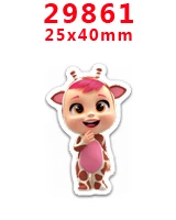 PR29861 30 шт мультяшный персонаж плоское украшение из смолы PR 29857 - Цвет: PR29861