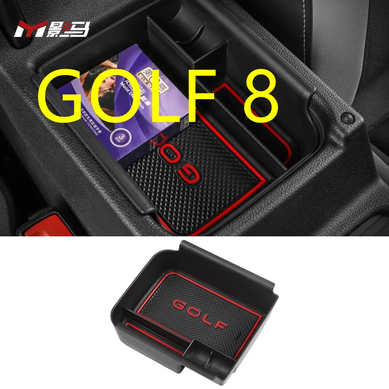 

For VW Golf 8 generation special armrest box storage box GTI/ RLINE modified interior decoration supplies storage
