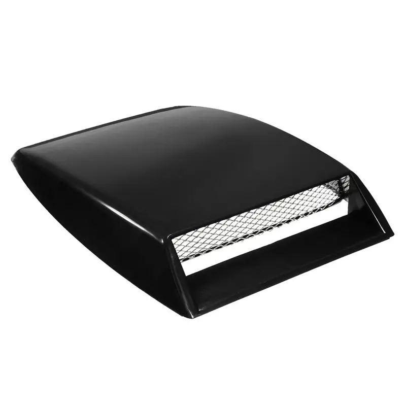 Universal Car Auto Black Decorative Air Flow Intake Scoop Vent Cover HoodDecorative Lamp