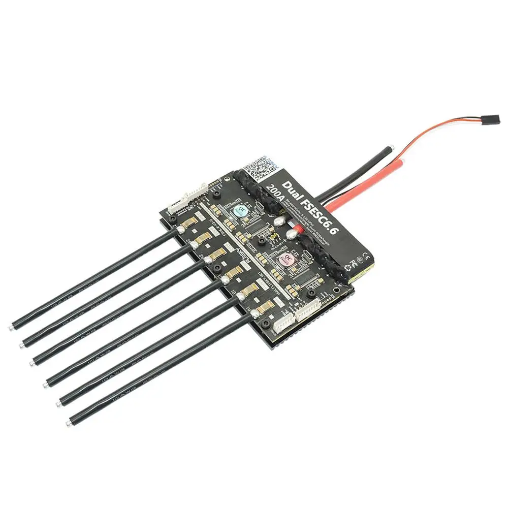 Электрический контроллер скорости Patinete Electronic Dual fesc6.6 на основе VESC6 с алюминиевым радиатором Longboard Diy аксессуары