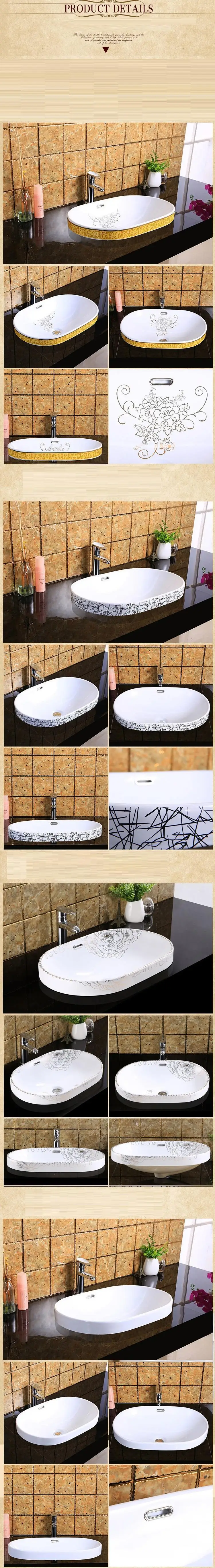 Evier Sobre Encimera Black Banyo Lavabo Vanity Para Lavandino Bagno Wastafel Cuba Pia Banheiro умывальник для ванной комнаты