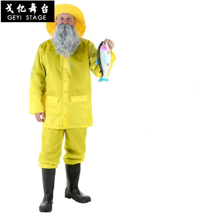 Old Fisherman Yellow Raincoat Clearance 