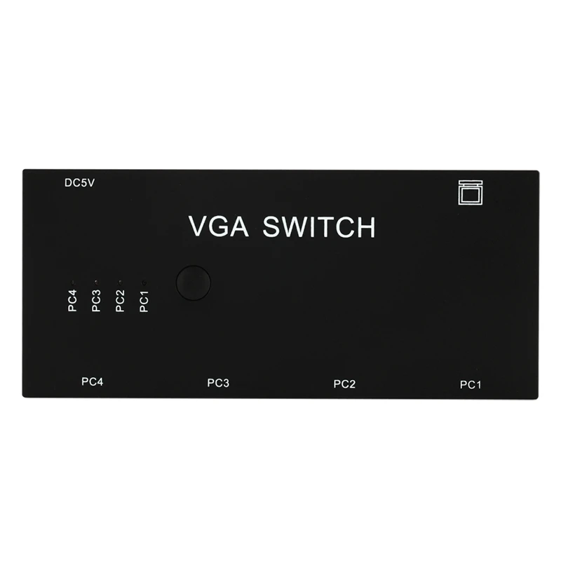 4 в 1 переключатель сплиттер VGA видео адаптер конвертер коробка способа для ПК