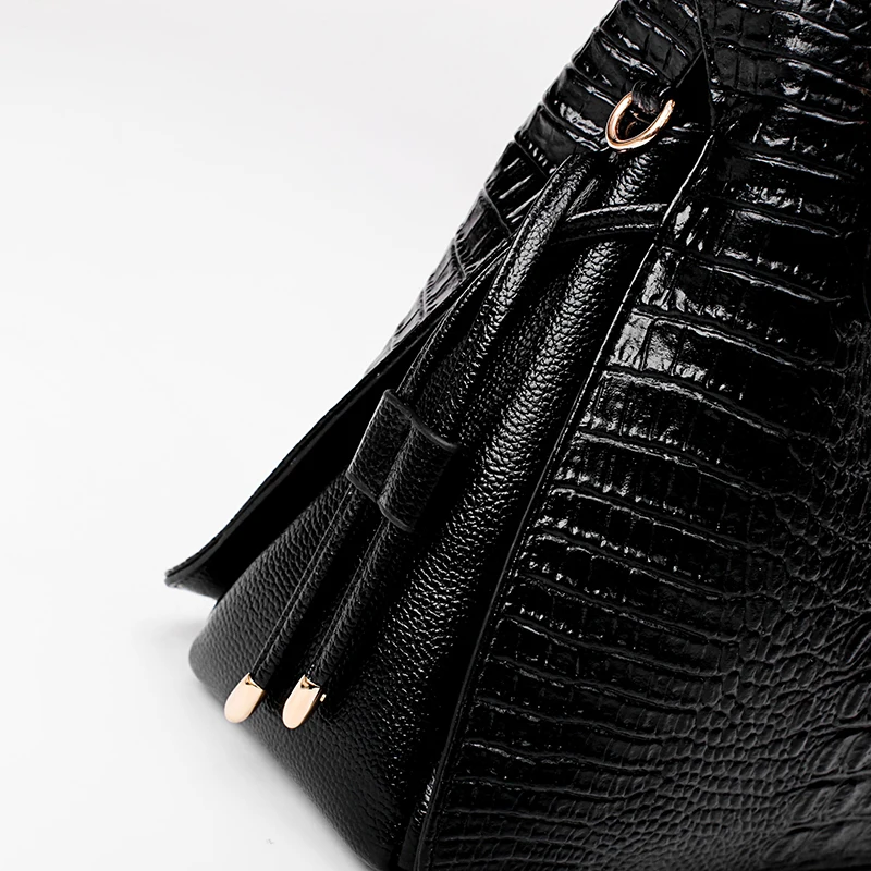 2 комплекта кошельков и сумок из крокодиловой кожи женские сумки на плечо