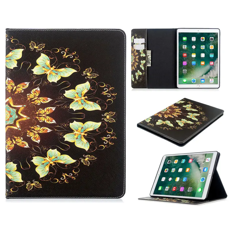 Чехол для iPad 10,2 7-го поколения, Чехол для iPad Pro 10,5 Air 3, чехол для планшета, Модный чехол-подставка с рисунком+ подарок - Цвет: 018