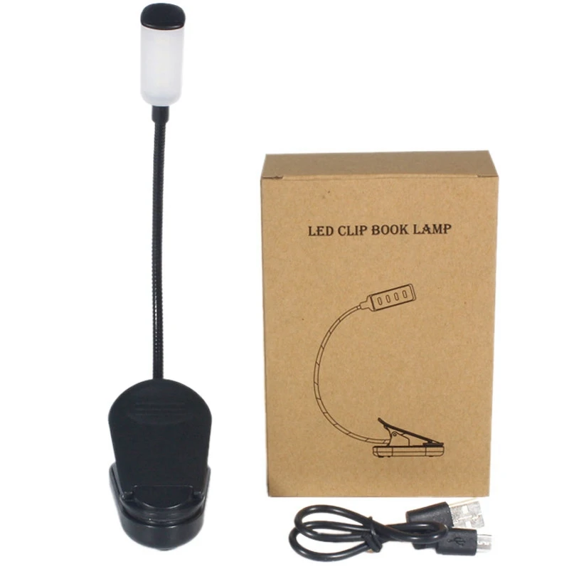Promotion! Usb Charging Led Desk Lamp With Clip Flexible Table Lamp For Bedside Book Reader Reading Lamp Office Work Children Ni