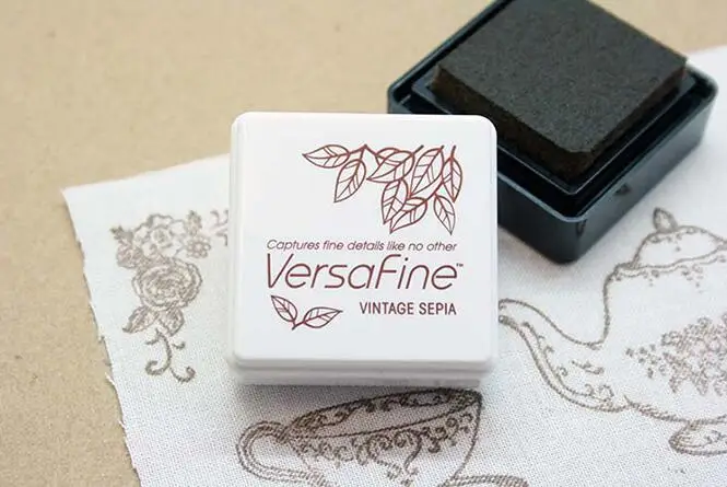 Tsukineko VersaFine Inkpad VFS-82 Оникс черный VFS-54 Винтаж сепия Япония