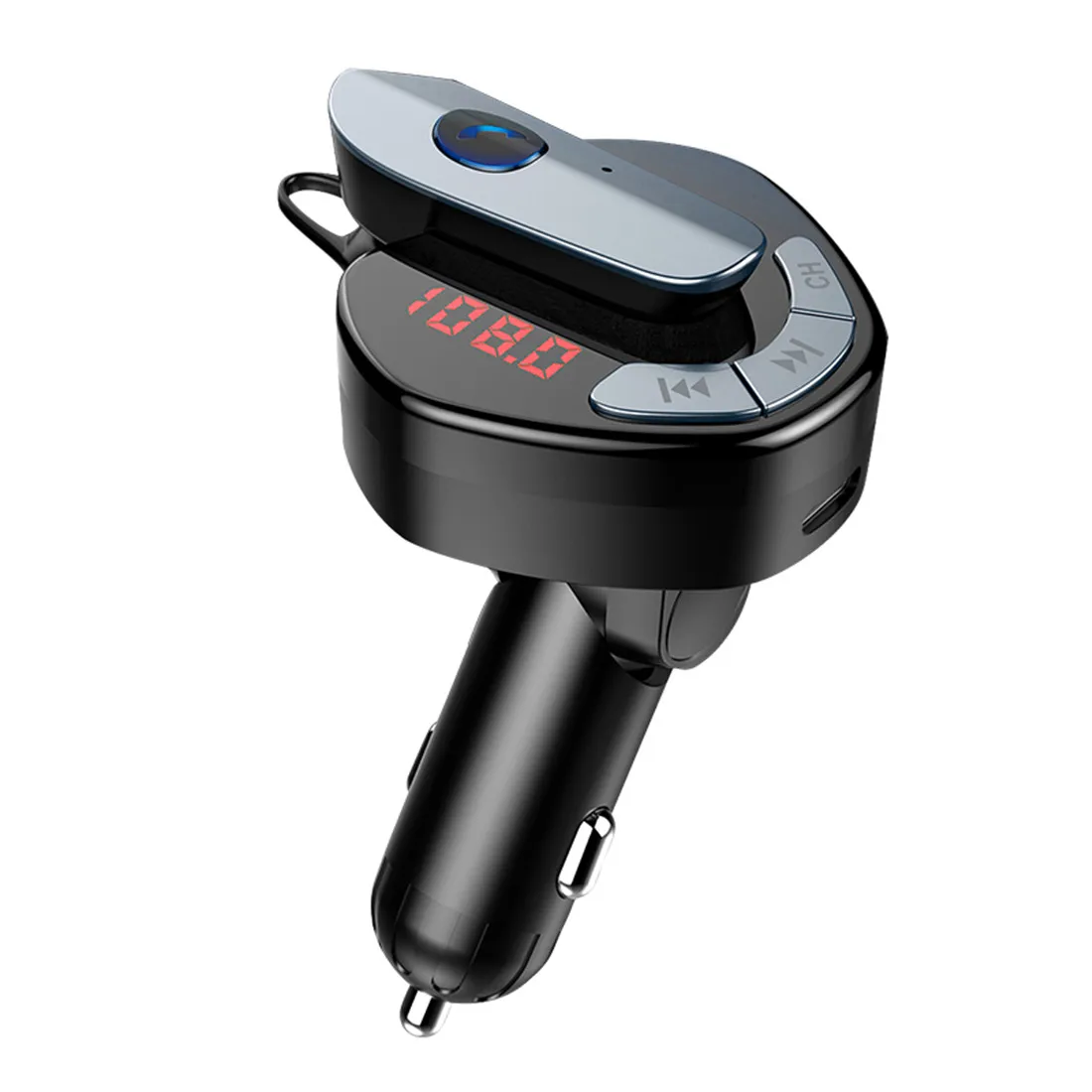 TOSPRA C1 Bluetooth FM передатчик Bluetooth адаптер авто радио передатчик, 2-Порты и разъёмы USB Ladeger? t mit QC3.0