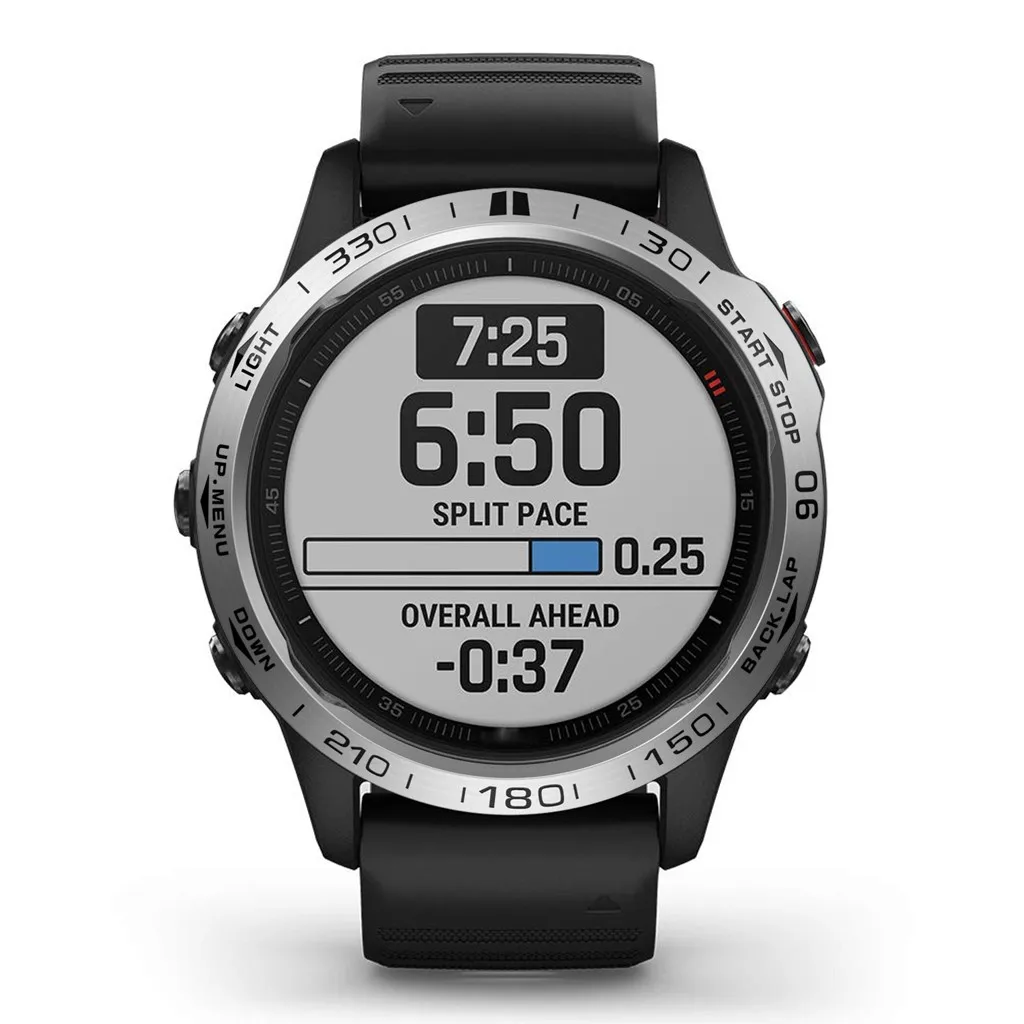 Для Garmin Fenix 6/6Pro Часы Ободок кольцо клейкая крышка против царапин чехол из нержавеющей стали Смарт часы аксессуары Fenix6#1204