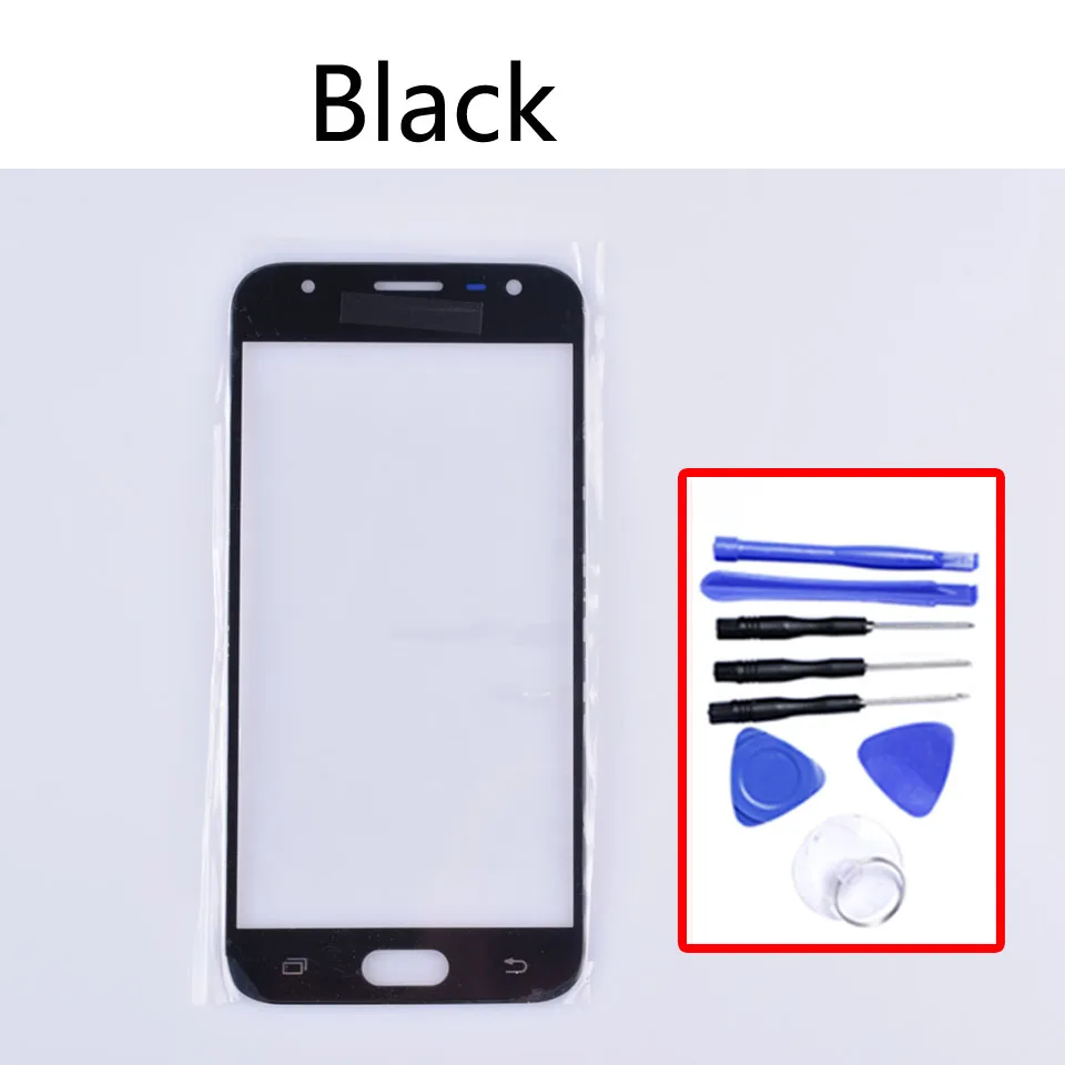 Black-With tool 5," сенсорный экран Экран J330 для Galaxy J3 J330 J330F SM-J330FN SM-J330N SM-J330F/DS ЖК-дисплей спереди Сенсорный экран Стекло всей наружной поверхности линз - Цвет: Black-With tool