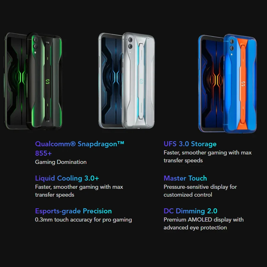 Global Xiaomi Black Shark 2 Pro 4G LTE Game Mobile Phone 6.39 Global Xiaomi Black Shark 2 Pro 4G LTE Game Mobile Phone 6.39