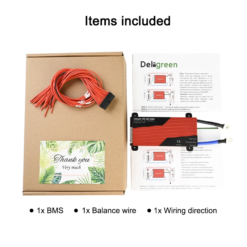 Deligreen BMS 4S 12V 80A 100A 120A 200A PCB BMS